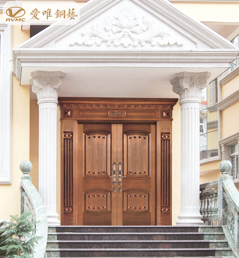 愛(ài)唯銅藝別墅入戶門(mén)