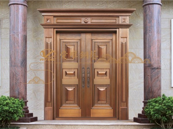 佛山別墅銅門廠家愛唯銅藝生產大家喜歡的別墅銅門