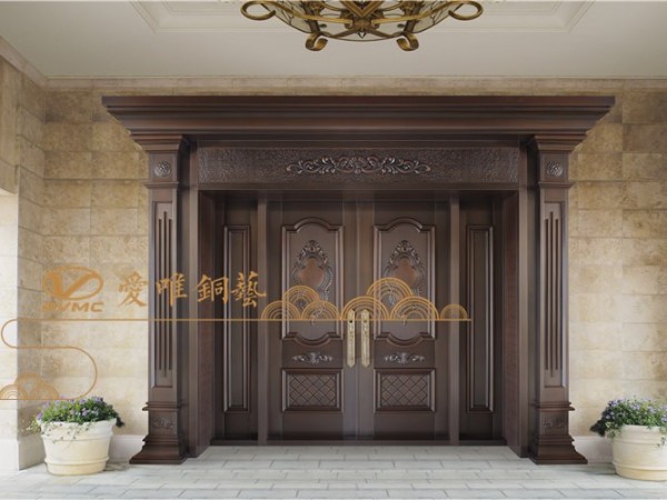 佛山銅門廠家的定制別墅銅門