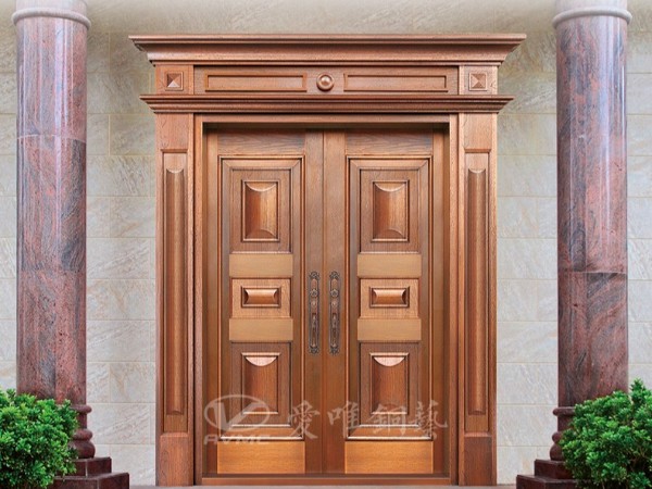 廣東別墅銅門廠家愛唯銅藝——別墅銅門歐式風格