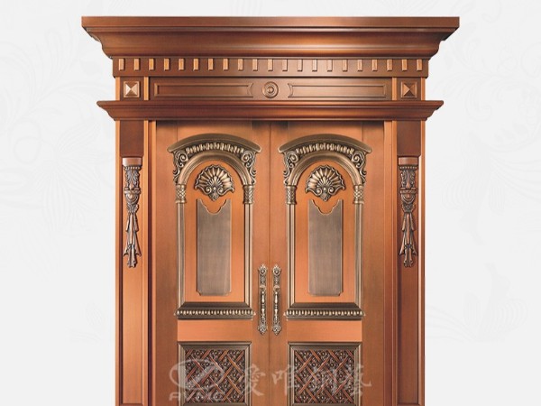 佛山銅門生產(chǎn)廠家愛唯銅藝——別墅銅門歐式風格定制銅門